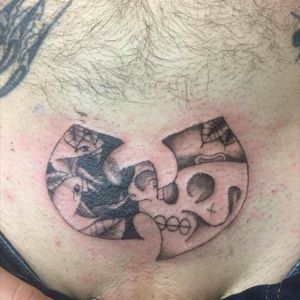 Wu-tang tattoo done as apprentice