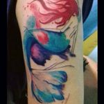 Sereiando com o Dani! 🐚 Mermeid tattoo #mermaid #tattoodelicada #watercolor #femaleartist #brasil #Riodejaneirotattoo #vivianferreira #ocean