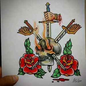 Esvaziando a mente no papel... #skull #cranio #espada #sword #rosa #rose #oldschool #drawing2me #drawing #dibujo #desenho #tattoo #tattoo2me #tatowierung #t4ttoois #tatouage #tonoinsptattoos #tattoodo #tatuaje #tattoobrasil #inspirationtatto #tattooart #tattooflash #tattooist #inked #inkedup #inkedlife #inkedlifestyle #inkaddict #instagood