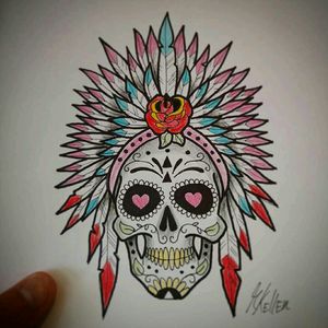 Caveira mexicana a pedido da Amanda. 😀 #mexican #skull #caveira #mexicana #rose #newschool #drawing2me #drawing #dibujo #desenho #tattoo #tattoo2me #tatowierung #t4ttoois #tatouage #tonoinsptattoos #tatuaje #tattoobrasil #inspirationtatto #tattooed #tattooart #tattooflash #tattooist #inked #inkedup #inkedlife #inkedlifestyle #inkaddict #instagood #tatuagemfeminina