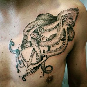 Primeira sessão. Faltam alguns detalhezinhos.  Valeu pela confiança brother!!!! #octopus #anchor #polvo #ancora #tattoo2me #tatouage #tonoinsptattoos #tattoodo #tatuaje #tattoobrasil #inspirationtatto #tattooed #tattooart #tattooartist #tattooflash #tattooist #inked #inkedup #tatts #inkedlife #inkedlifestyle #inkaddict #instagood #mestresdatattoo