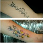 Tattoo antes e depois. Uma incrementada na arte, a pedido da cliente. Valeu Carlinha! #watercolor #aquarela #foco #disciplina #arrow #tatuagemfeminina #tattoo2me #tatouage #tonoinsptattoos #tattoodo #tatuaje #tattoobrasil #inspirationtatto #tattooed #tattooart #tattooartist #tattooflash #tattooist #inked #inkedup #tatts #inkedlife #inkedlifestyle #inkaddict #instagood #mestresdatattoo #tatuadoresbrasileiros #inkjunkeyz #inkjunkeyzmag