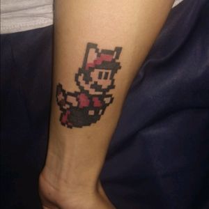 It's a me, #Mario #MarioBros #SuperMarioBros3 #8Bits #Tattoo #Ink