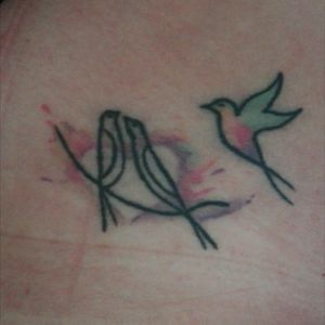 Mi primer tatuaje... Homenaje a mis hijos... Pure love 😍