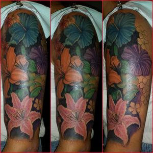 *Cover Up Floral Sleeve