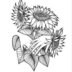 Tattoo uploaded by MariaFlorenciaLimaGE • Sunflower design for my sweet  friend Lula • Tattoodo