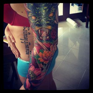 My sleeve made in Bali  😃