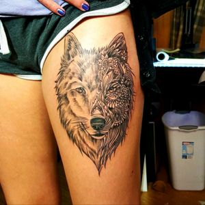 Amazing tattoo by Steve Savard 👌#wolf