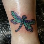 Dragonfly in suicide prevention colors. #dragonfly  #suicideprevention #turquoise  #purple