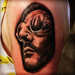 First session on my Luc Besson/leon/fifth element sleeve. #leon #LeonTheProfessional