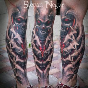 Leg piece by #StepanNegur I'd like to have a leg piece with a similar inspiration