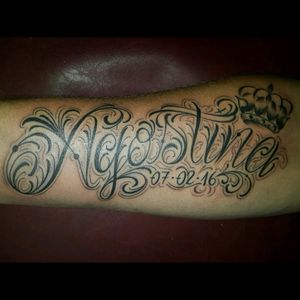 #tattoo #letras #lettering #corona