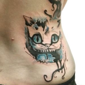 #cat #tattoocat #watercoloranimal  #watercolor#blueandblack