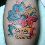 Homenagem a Dona Teresa! #TanTattooist #TanSaluceste #Tattoo #Tatuagem #Tattoosp #Tattoodo #aquarelatattoo #lotustattoo