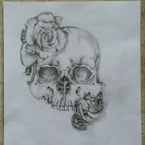 Skull Rose " Dead of Roses "