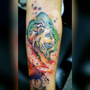 #tattooacuarela #acuarela #tattoo2016 #leon #representationoflife #roar
