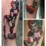 My #HarleyQuinn tattoo by #Sausage #DC #DCComics #Batman #SuicideSquad #New52 #RevoltTattoos