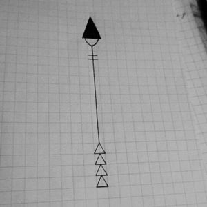 My tattoo design for later 😍😍😍 #tattoo #arrow #arrowtattoo #triangle #triangles #Black #lineworktattoo #linework #geometrictattoo #geometric 