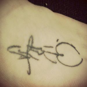 #autograph #SteveO #jackass #foot