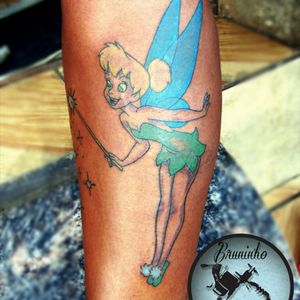 Tinker Bell , Sininho#tattoo #tattoo2me #TattooGirl #Tinkerbell