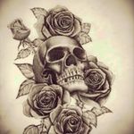 #skull #flower #flowerandskull