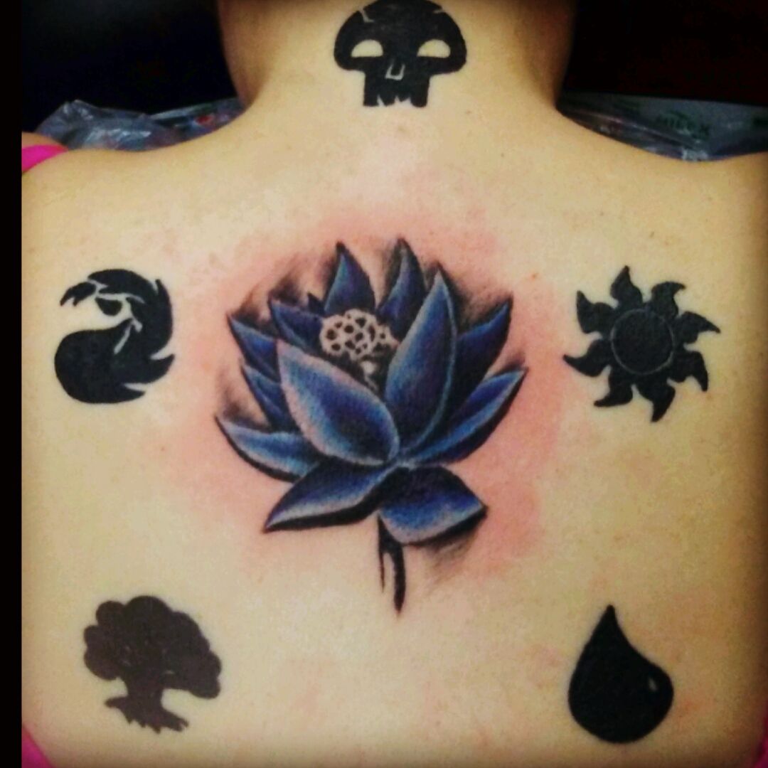 Magic the Gathering Red Mana Symbol tattoo on my shoulder mountain mtg   Symbol tattoos Tattoos Human canvas
