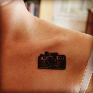 Life's just a series of photos #tattoo #camera #me #Black