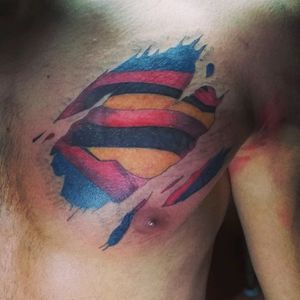 #cover #Cover_up #superman #tattoo #tattoo_artist
