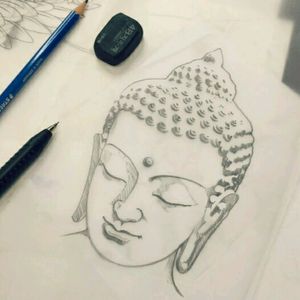 (Not mine, artwork belongs to: Adiktink Luxembourg)Buddha head