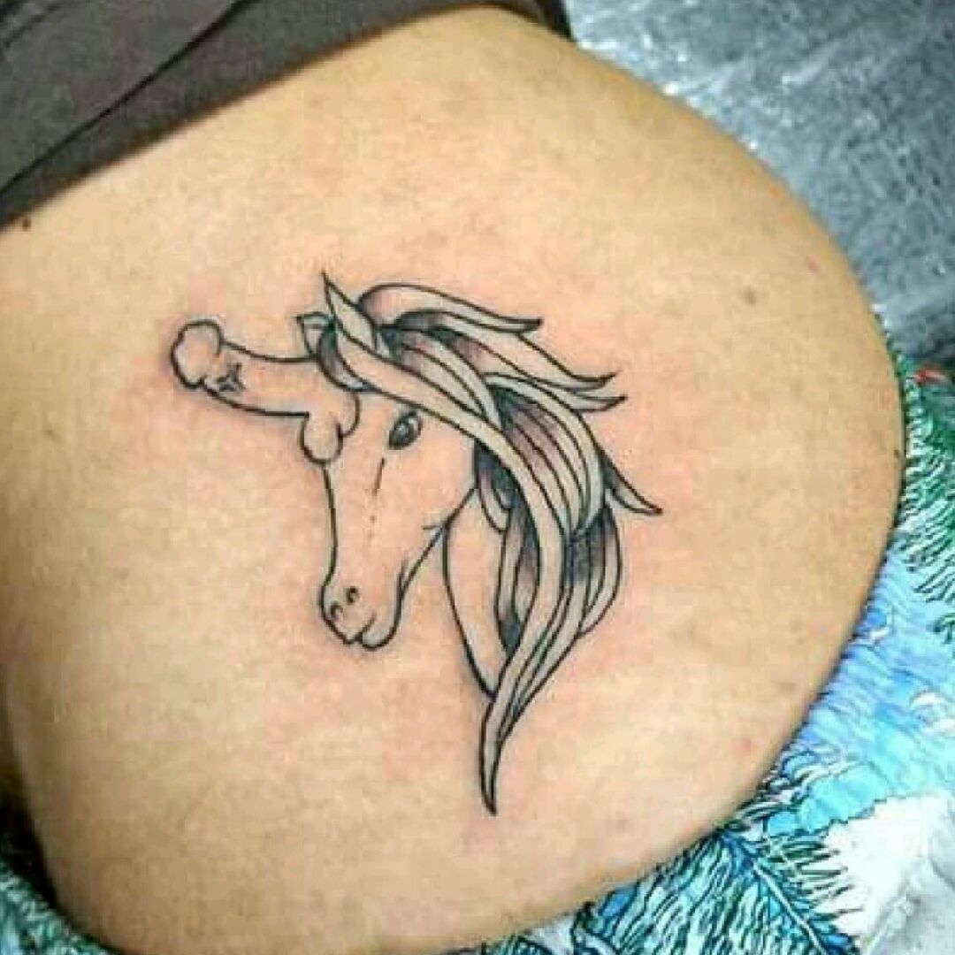 Unicorn horn  Brandon Macario  San Diego Tattoo Artist  Facebook