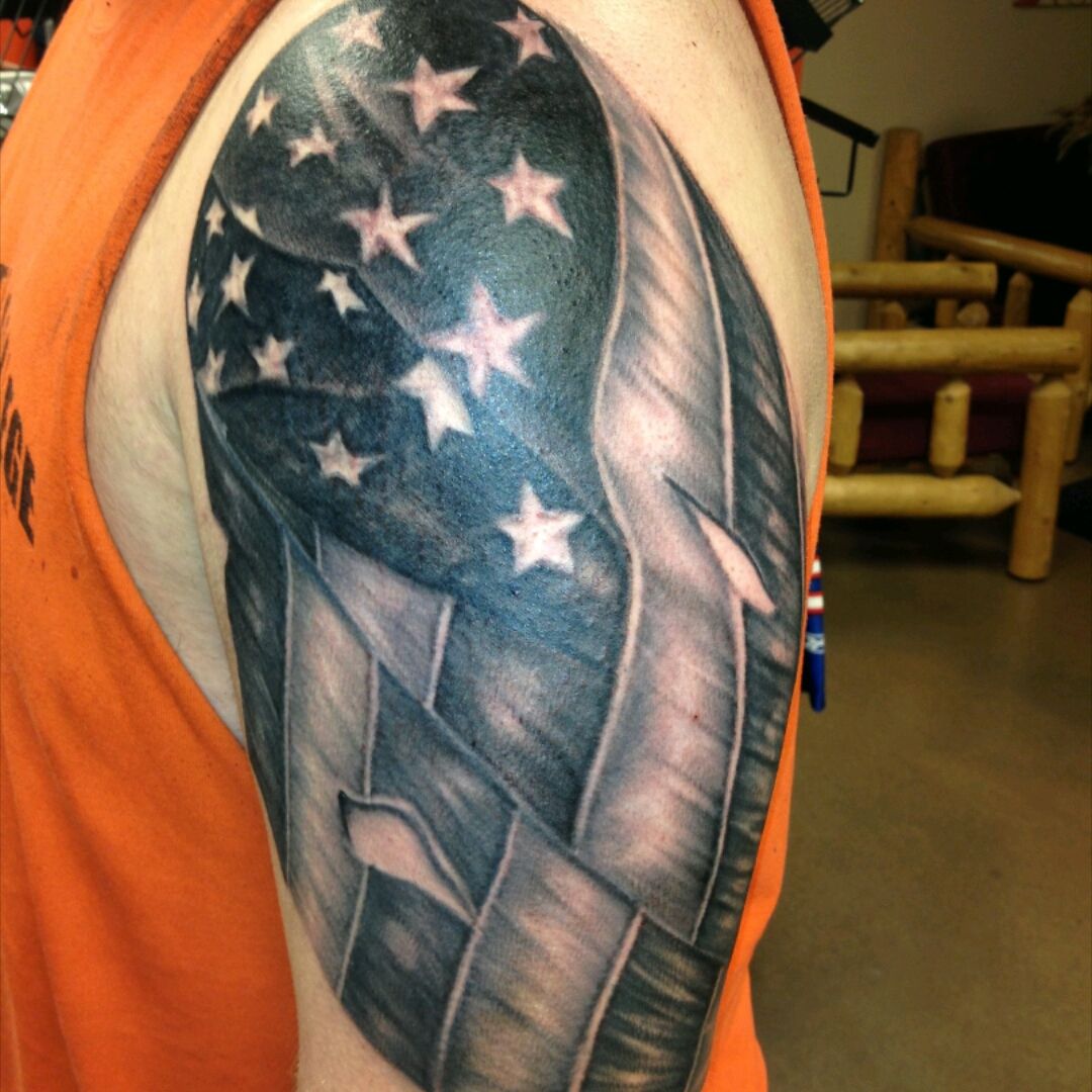 American Flag Tattoos  LoveToKnow