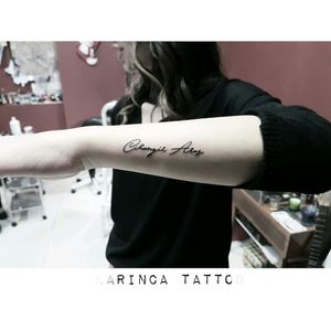 "Cihangir Aras"instagram: @karincatattoo#scripttattoo #minimaltattoo #smalltattoo #tattoo #lettertattoo #writingtattoo #dövme
