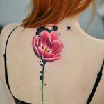 By #dopeindulgence #watercolor #tulip #flower #floral #watercolortattoo