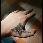 #hand #rose #firstattoo #smallatttoo