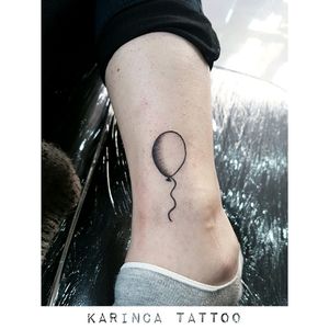 Small Balloon ☛ You can check our instagram page: @karincatattoo #small #tattoo #minimaltattoo #littletattoo #balloon #tattoos #dövme #legtattoo #tattooidea #tattoodesign #tattoostudio #tattooartist #istanbul #turkey