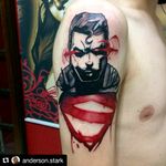Esperança #superman #blackwock #comics #tatoolove #tatooartists #tatoolovers #inkstarktattoo #SP #tatoosp #dc #nerdart #nerd #nerdtattoo #dcomics #dcbrasil