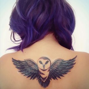 She lives in the kingdom of Tyto ♡ #tattoo #Owltattoo