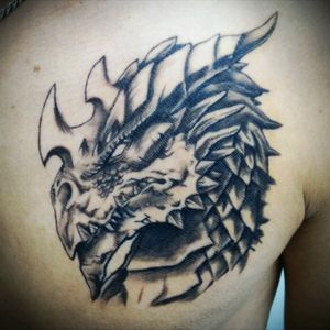 Dragon head tattoo