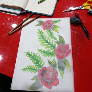 Design for cover up.I will share soon tattooed version.instagram: @karincatattoo #design #tattoo #tattoodesign #sketch #tattooed #coverup #rose #botanical