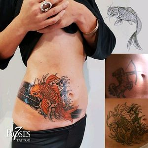 #japanesetattoo #fishkoitattoo #japanese #tattoo  Tattoo recovery@7rosestattoo