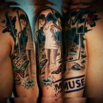 #muse #musa #band #ink #tattoo #Tattoorockers #rockband #musesong #colors #inkcolor #bands #tattoomusic Muse - Showbitz 💙🎶🎼