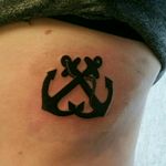 Anchor tattoo #anchor #anchortattoo #stigmarotary #silverbackink #inkeezegreenglide #Criticalpowersupply #killerinktattoosupplies