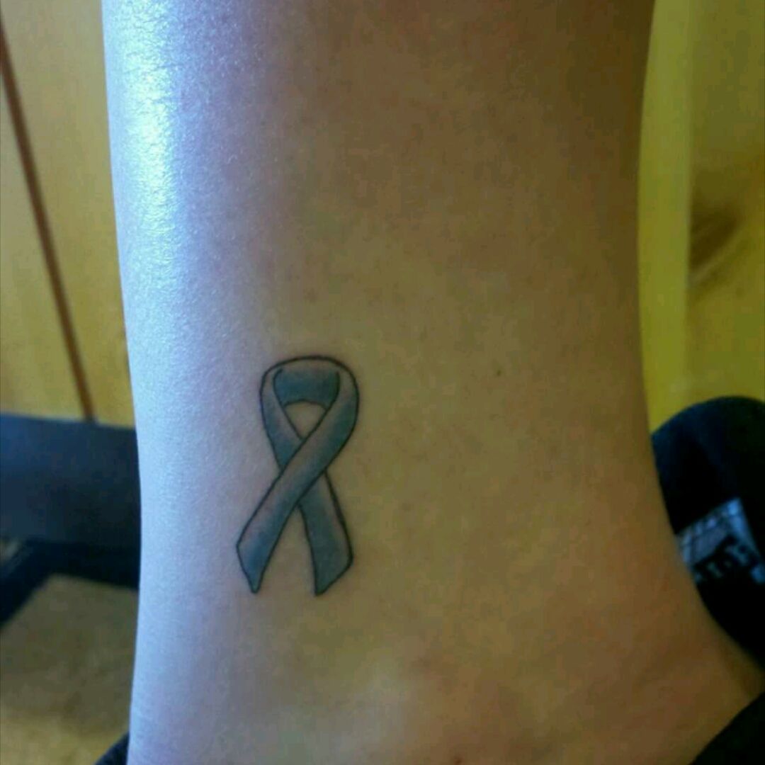 Lung Cancer Ribbon Tattoo Designs I19  Side Tattoos For Girls  Free  Transparent PNG Download  PNGkey