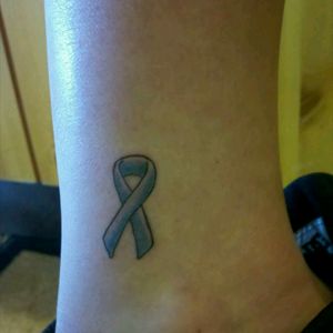 Cancer ribbon for my grandpa #cancersucks #prostratecancer