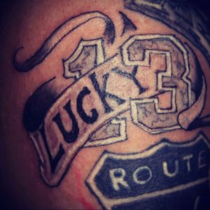#lucky13 #blackandgray #lucky