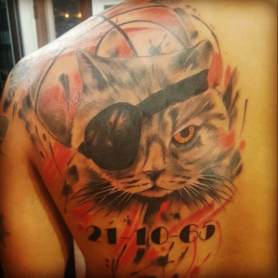 Tattoo Uploaded By Zelda Bjj Voila La Version Couleurs De Ce Chat Philosophe Les Noirs Et Une Partie Des Couleurs Sont Cicatrises Merci Beaucoup Pour Ce Beau Projet Life Is