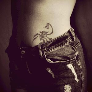 Scorpio tattoo done in 2014 (18 years old) in Vieux-Thann, M Tattoo, France, by female tattoo artist Tigger. #tattoo #stomach #scorpio #girl #girlsandtattoos #tattooedgirl #inkedgirls