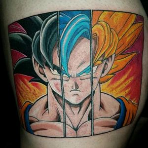Custom Dragonball Z tattoo I done at the Perth Tattoo Expo. A bit of redness in the photo but loved how it turned out