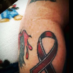 Multiple myeloma cancer ribbon for my wife.