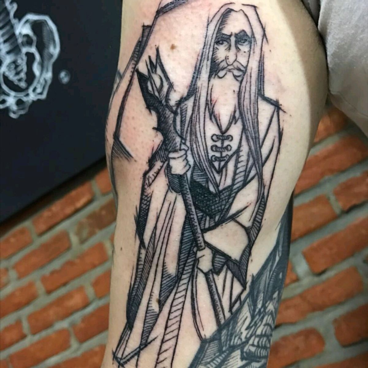 Tattoo uploaded by Maurício Magaldi Suguihura • #Saruman #Mordor # ...